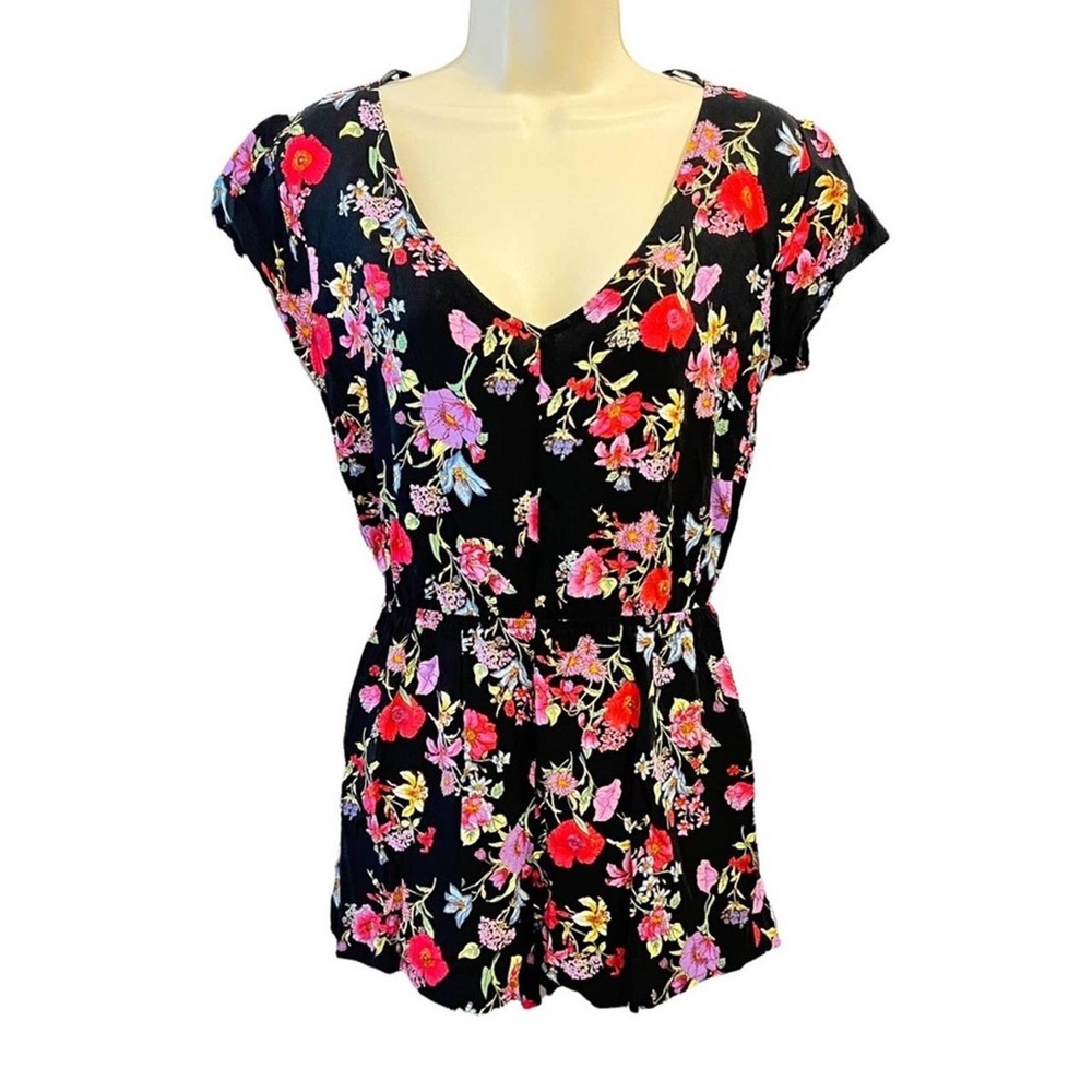 Forever 21 Floral Romper size Medium